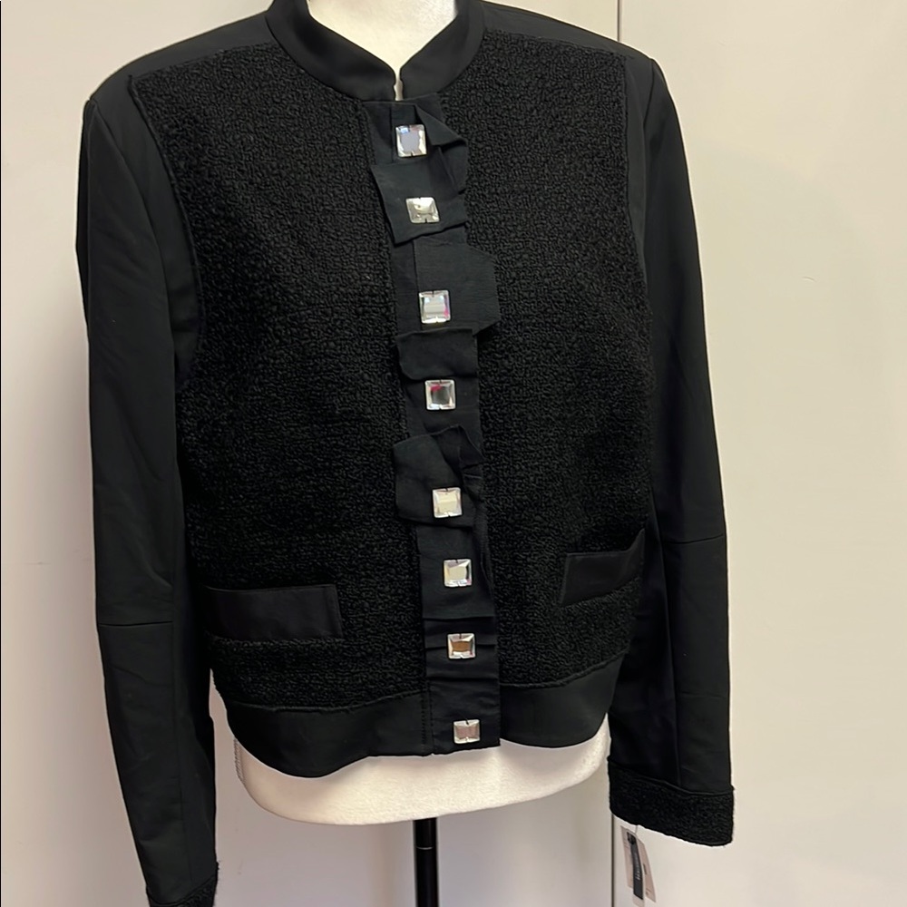 Magaschoni Elegant Black Women's designer Jacket